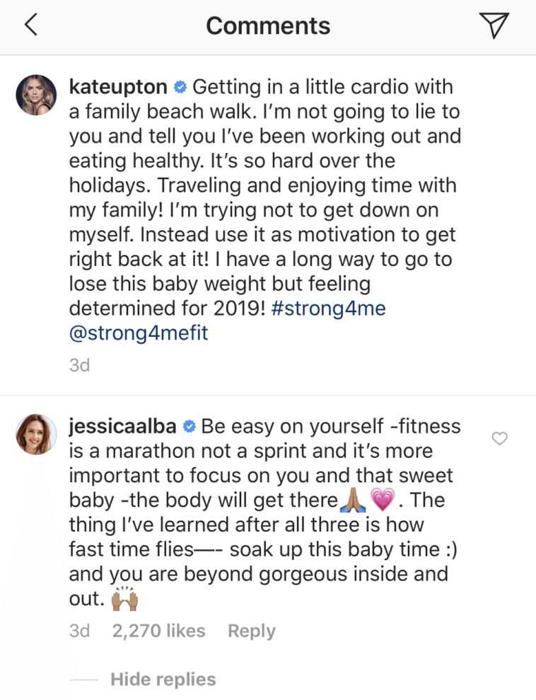 Jessica Alba has the perfect reminder for moms struggling with fitness goals in 2019